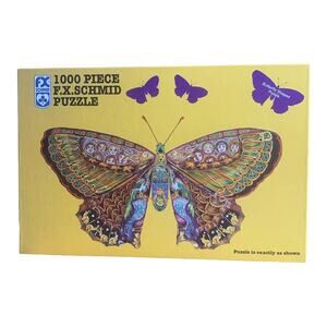 FX Schmid 1000 Piece Butterfly Shaped Jigsaw Puzzle